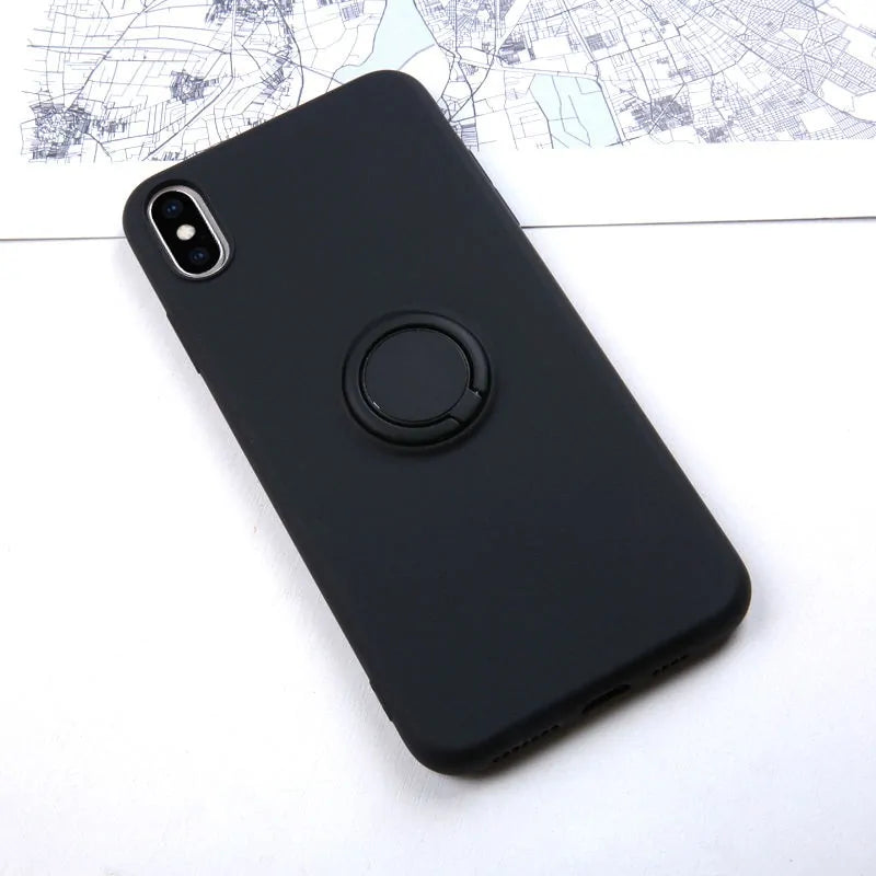 Luxury Soft Liquid Silicone Case For iPhone