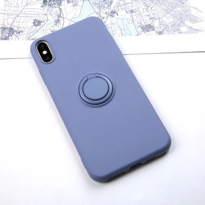 Luxury Soft Liquid Silicone Case For iPhone