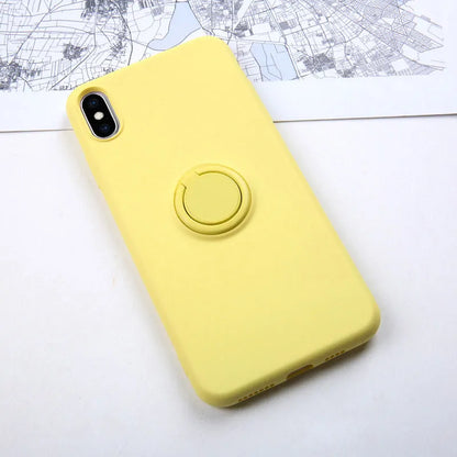 Luxury Soft Liquid Silicone Case For iPhone